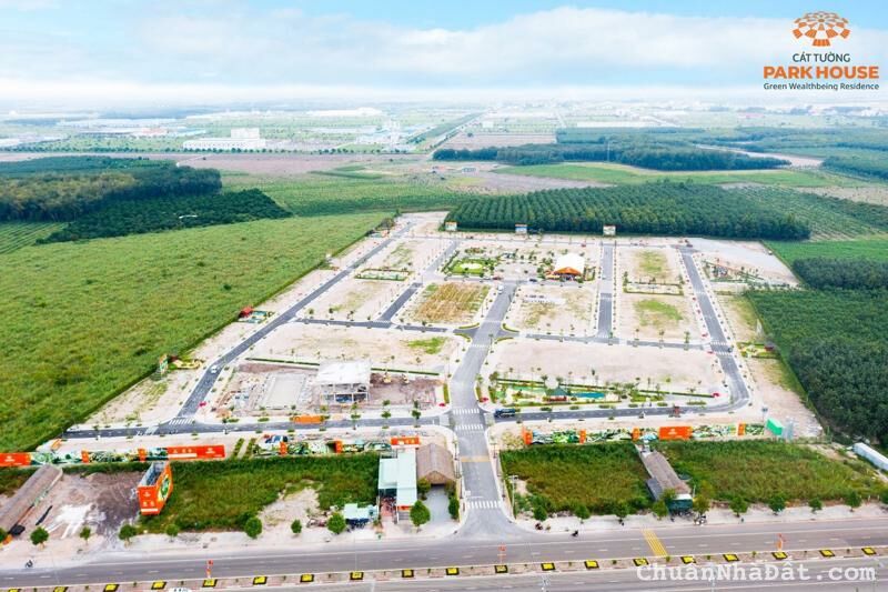đất nền sổ đỏ Cát Tường Park House 85 - 136m2, tặng SH125i khi thanh toán 240 triệu