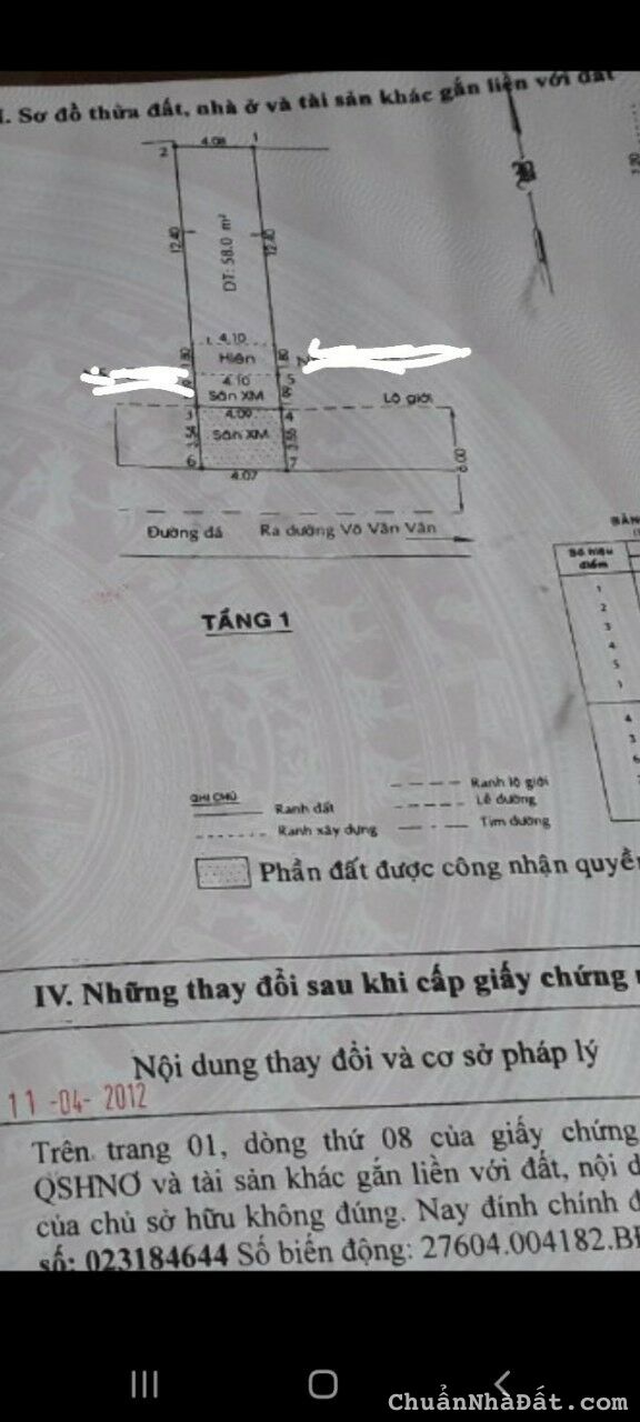 Nhà rẽ đường 6m thông 4x20 gác đổ, shr 3,2 tỷ