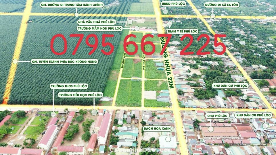 🌈 ĐẤT THỔ CƯ BÌA ĐỎ CÓ SẴN- GẦN CHỢ PHÚ LỘC- GẦN TRƯỜNG HỌC- GIÁ CHỈ 8xx tiểu học