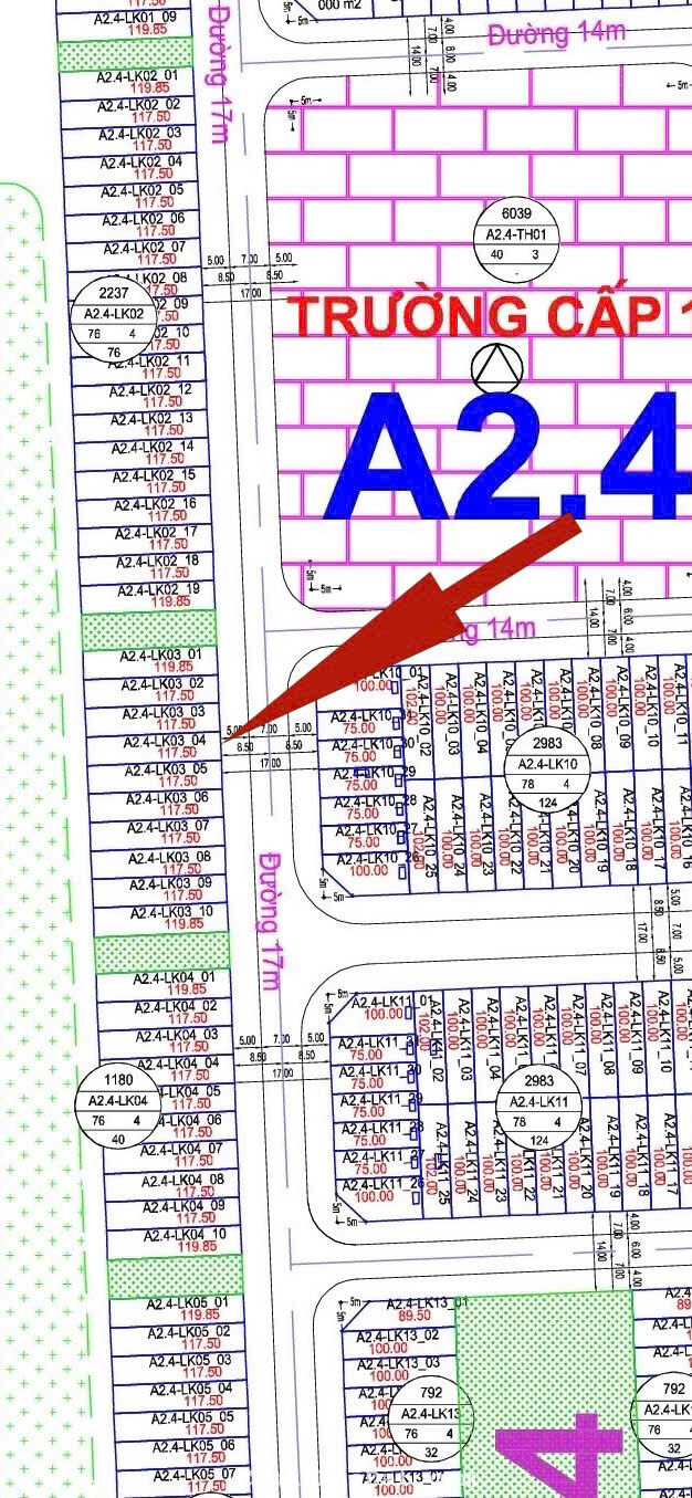 Chính chủ cần bán lô liền kề A2.4 LK3 ô 0X gần trường học giá rẻ nhất KĐT Thanh Hà Cienco 5 Chính chủ cần bán lô liền kề A2.4 LK3 ô 0X gần trường học giá rẻ nhất KĐT Thanh Hà Cienco 5