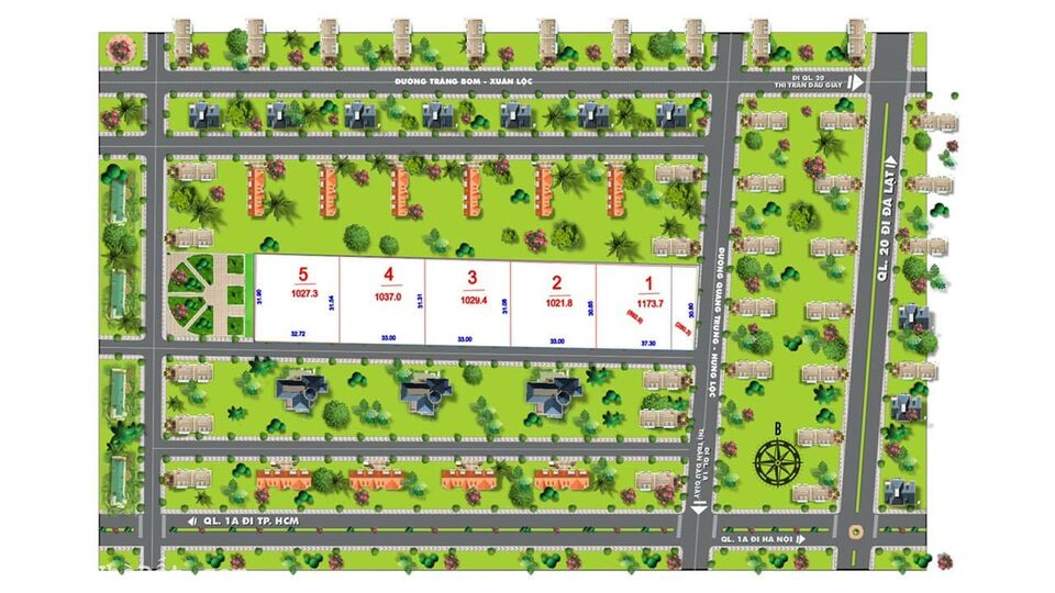 Gia Đình Cần Bán Đất Sào Bàu Hàm 2 ( 0933425550)