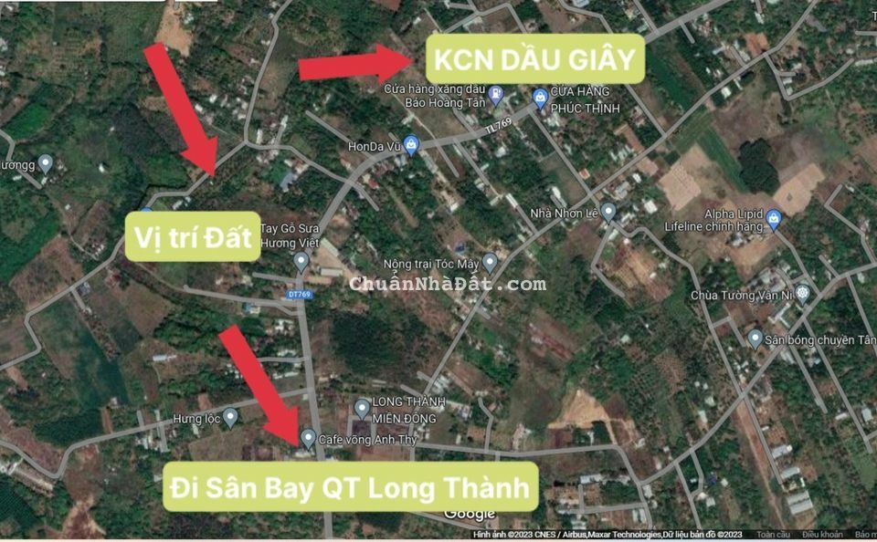 Đất Nền Thị Trấn Dầu Giây . 125m2 chỉ 860tr. SHR Thổ cư