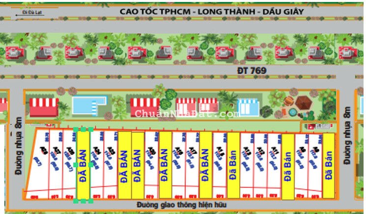 Đất Nền Thị Trấn Dầu Giây . 125m2 chỉ 860tr. SHR Thổ cư
