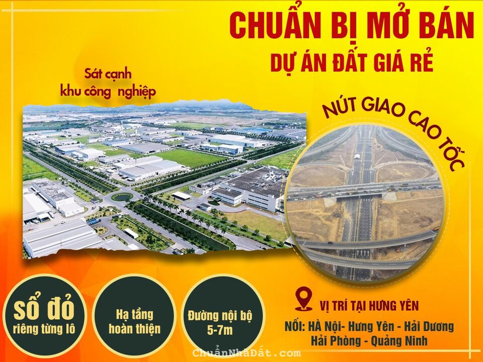 Cơ hội mua đất giá rẻ khu công nghiệp Ha Nội