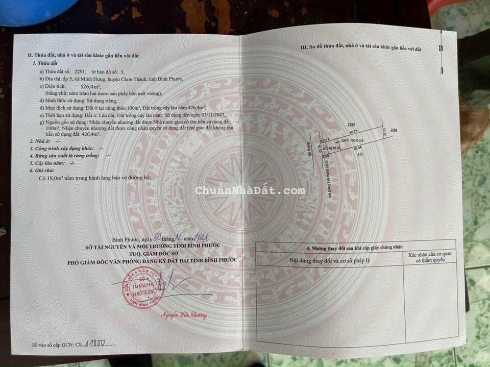  Bán 10m sau Phúc Hưng giá chỉ 675tr cách đường phía tây QL13 64m đúng 700m. Liên hệ chính chủ