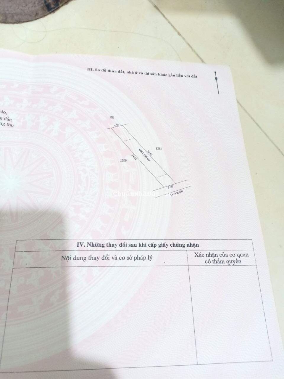 Lô Đất Sau Tểu Học Chơn Thành Giá 600