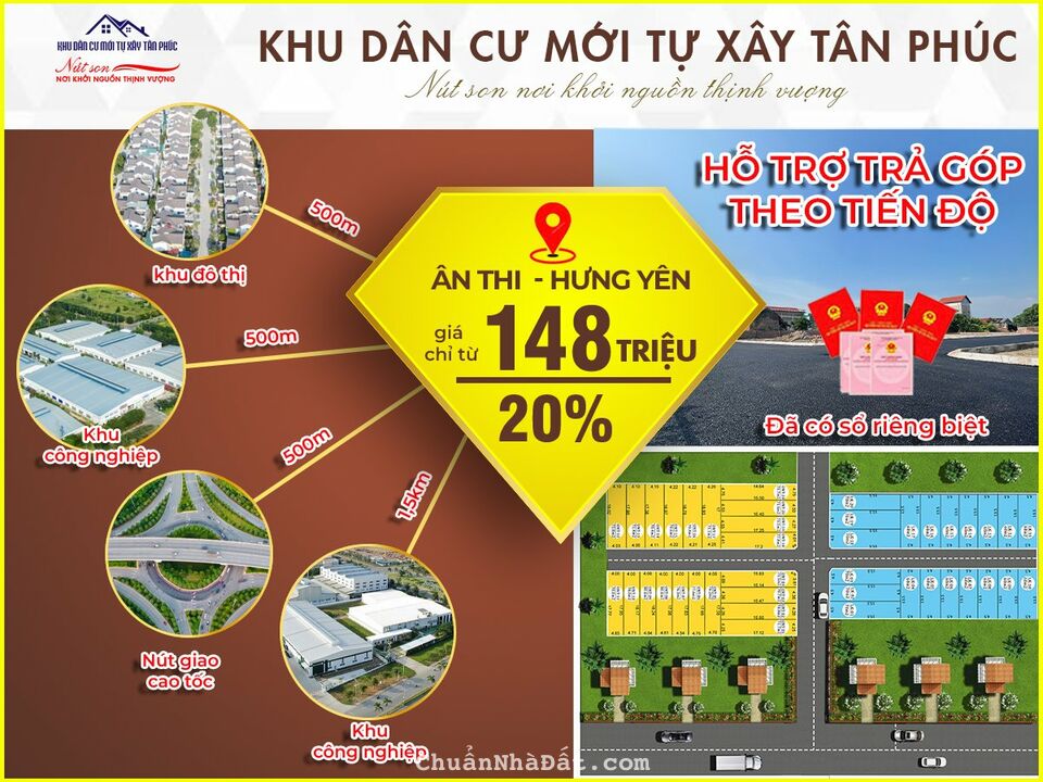 Bán đất nằm giáp cao tốc 5B tuyến kinh tế trọng điểm Hà Nội-Hải Phòng-Quảng Ninh