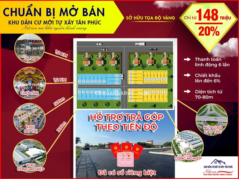  bán lô đất ngoại giao, giá rẻ ven khu công nghiệp lớn