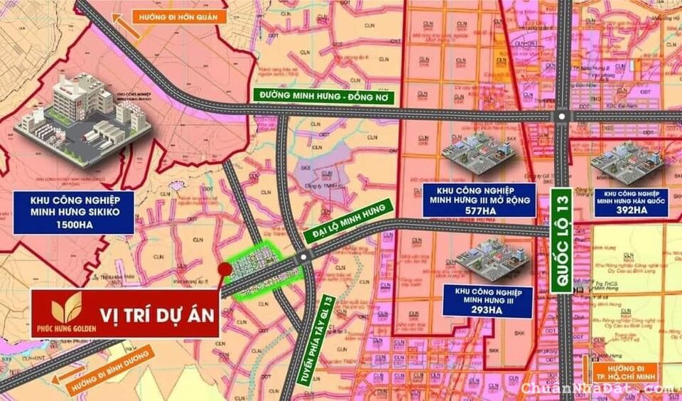 Ngộp cần ra gấp lô đất mặt tiền Liên Tỉnh gần sát KĐT Phúc Hưng. Phường Minh Hưng giá 5,9tr/m2 