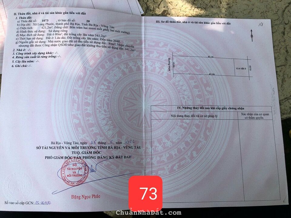 ĐẤT THÀNH PHỐ BÀ RỊA GIÁ RẺ- SÁT KHU DÂN CƯ