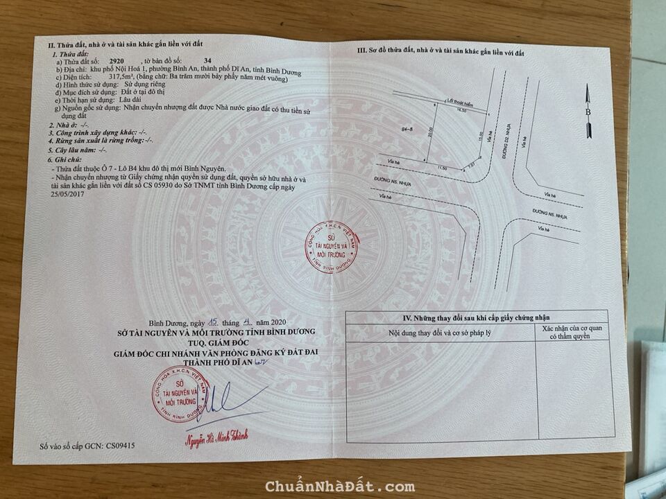 Chính Chủ Cần Bán Căn Biệt Thự Kèm Đất Tâm Huyết Hơn 600m2 Lô Góc Khu Đô Thị Bình Nguyên Dĩ An