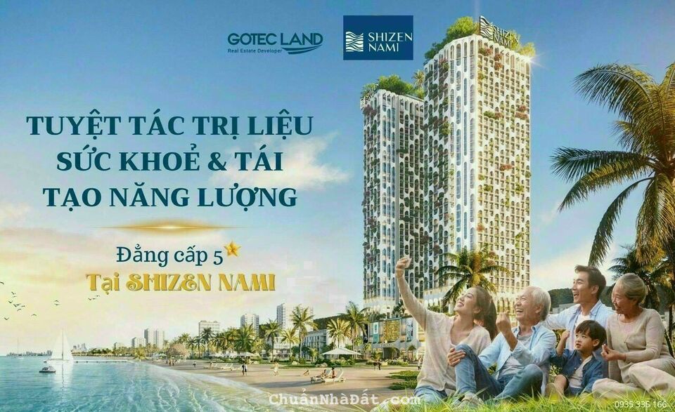 Shizen Nami căn hộ nghỉ dưỡng cao cấp mặt biển sở hữu lâu dài.