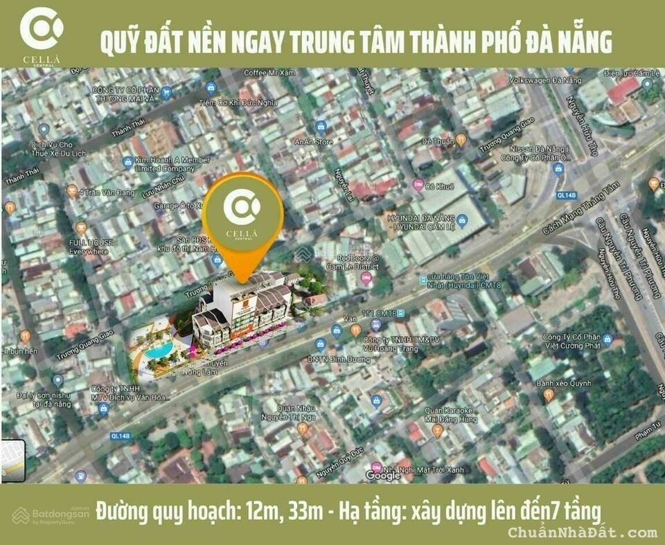 LÔ ĐẤT TRUNG TÂM THÀNH PHỐ ĐÀ NẴNG - ĐÃ CÓ SỔ ĐỎ.