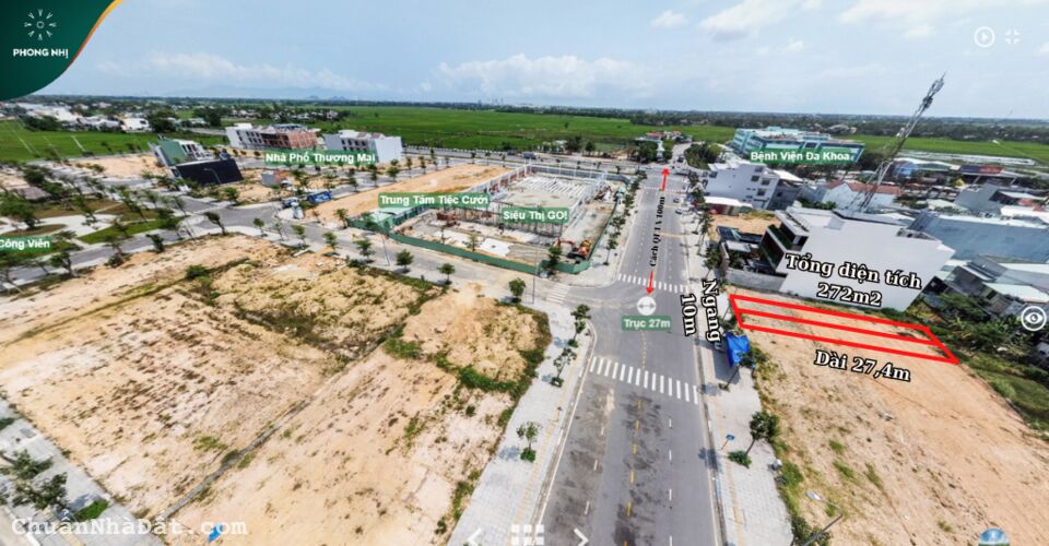 Cần bán 2 lô liền kề - trục 27m - 1 cặp duy nhất.