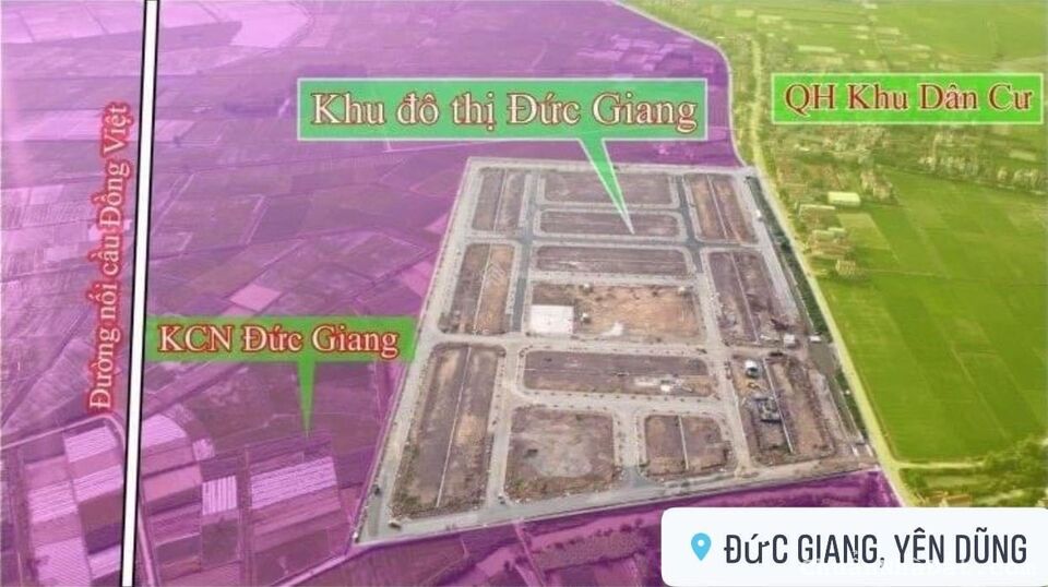 Dự án mới sát KCN, tiềm năng nhất Bắc Giang, giá gốc CĐT