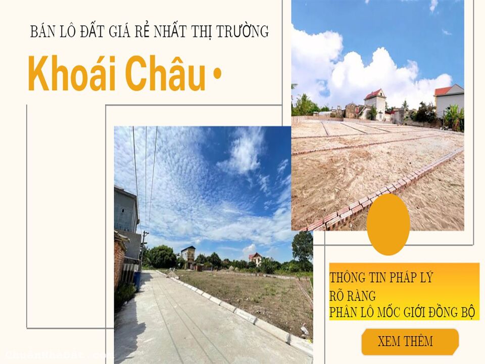 Chính chủ cần thanh khoản gấp lô đất gần trung tâm hành chính huyện Khoái Châu