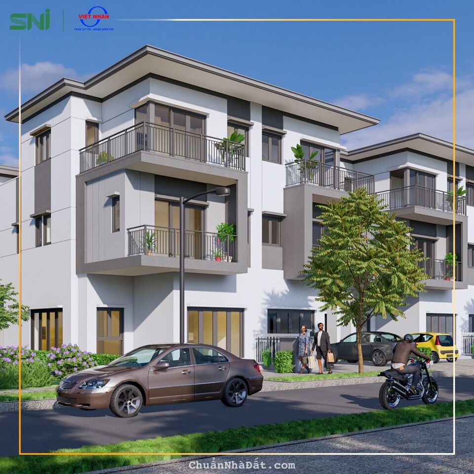 CHỈ TỪ 1 TỶ SỞ HỮU NGAY VILLA 2 MẶT GIÁP SÔNG - THE OASIS RIVERSIDE