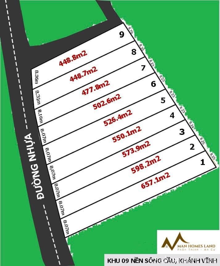 Mở Bán 9 Lô Sông Cầu - Khánh Vĩnh