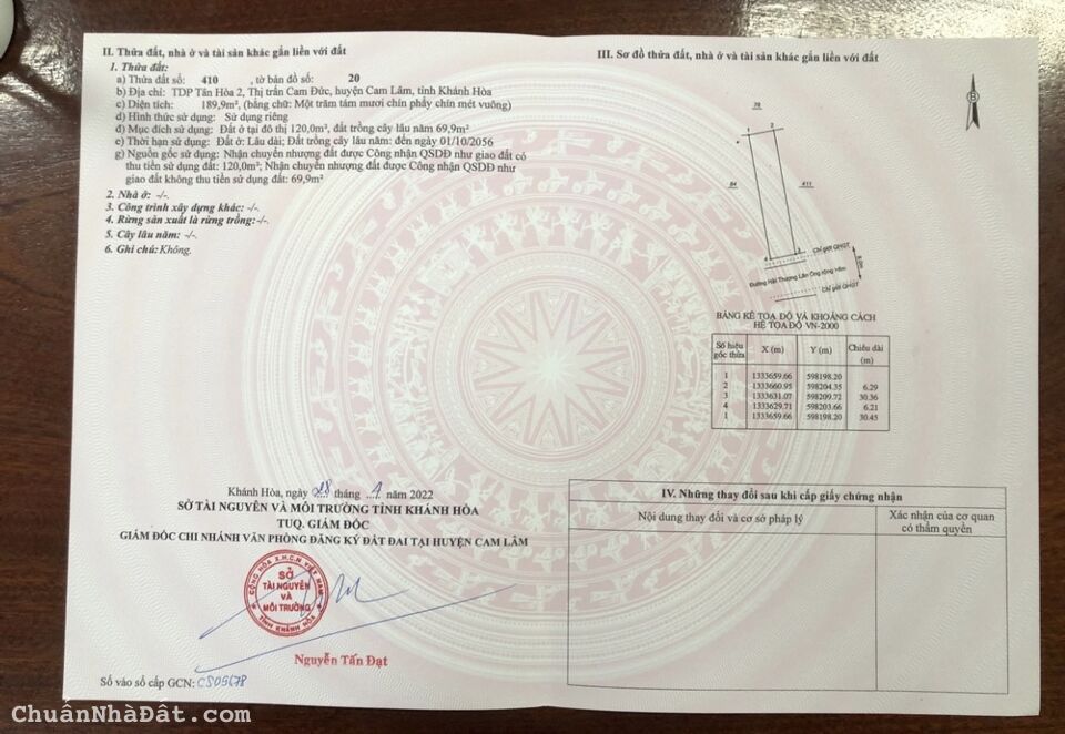 Bán Đất Cam Đức - Hải Thượng Lãn Ông