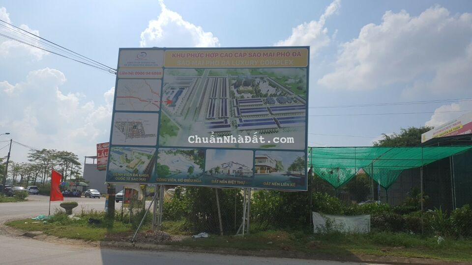 Đất khu đô thị Sao Mai đối diện bệnh viện quốc tế Đất khu đô thị Sao Mai đối diện bệnh viện quốc tế