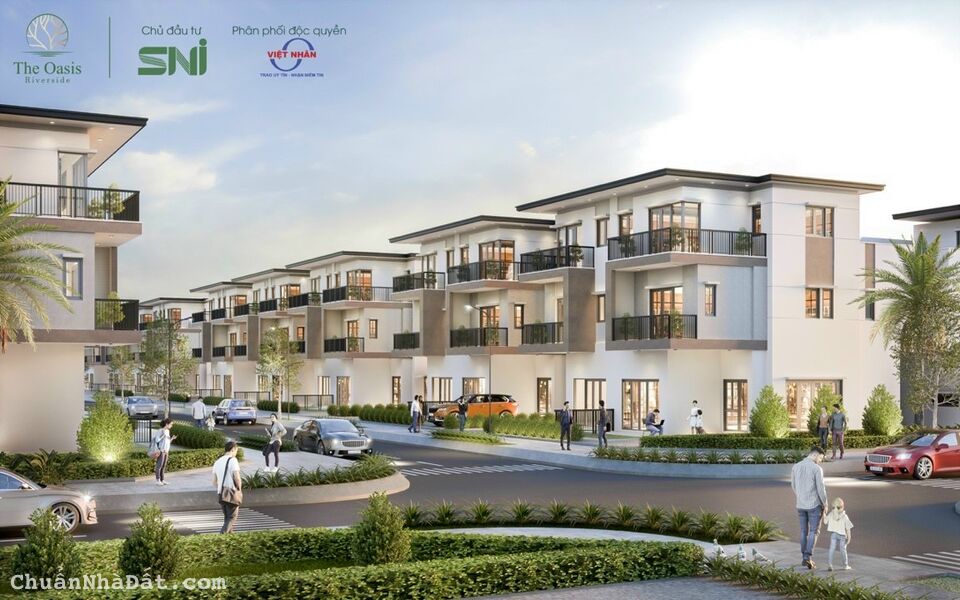 Bán nhà 3 lầu khu combound  Bến Cát 