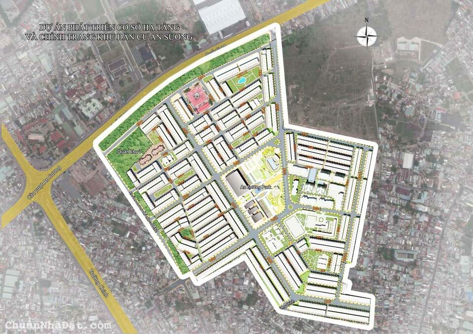 Anh Thông chính chủ bán gấp lô đất KDC An Sương giá 1tỷ690 , Tân Hưng Thuận , Quận 12 , vị trí đẹp 