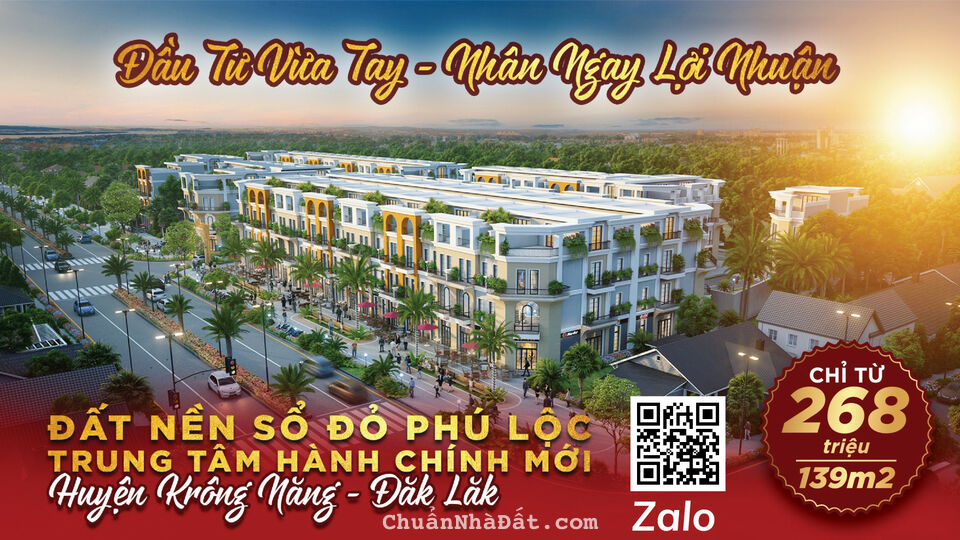 Bán đất vị trí tiềm năng nhất Đắk Lắk - KDC Phú Lộc - x2 x3 tài sản trong thời gian ngắn 