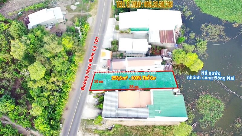 Bán đất ở thổ cư 10mx28m, MT đường Nam Lộ 101 Định Quán, Giá chỉ 2 tỷ. Bán đất ở thổ cư 10mx28m, MT đường Nam Lộ 101 Định Quán, Giá chỉ 2 tỷ.