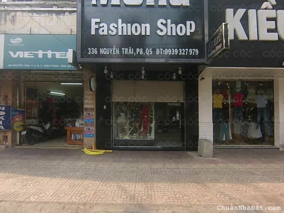 Cho Thuê nhà MT Nguyễn Trãi , P3, Q5, DT 5.2x20, Hầm trệt 2 lầu, Giá 90tr