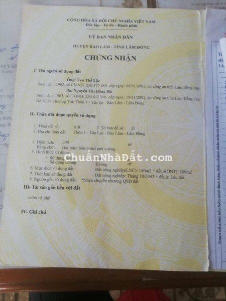 Đất Nền BẢO LỘC LÂM ĐỒNG, KHÔNG GIAN NGHĨ DƯỠNG ĐẲNG CẤP giá CỤC RẼ