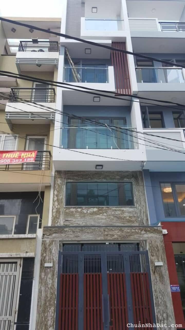 Cho thuê nhà mặt tiền đường phạm ngũ lão, Bình thạnh. DT: 56m2, 1 trệt 3 lầu. Giá 35 triệu/tháng