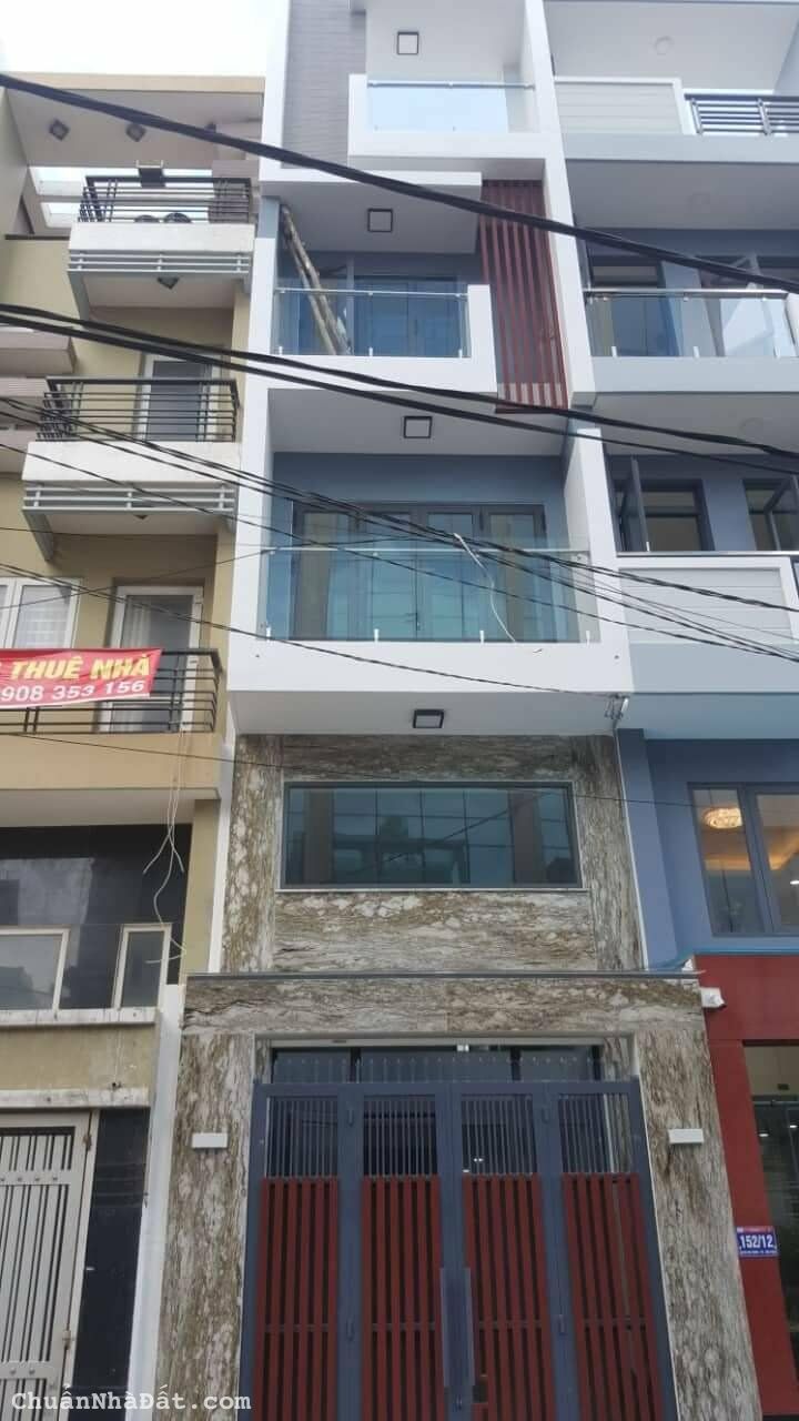 Cho Thuê Nhà Phố Nguyễn Văn Thương, BT. DT: 56m2, 1 trệt 3 lầu. Giá 35 triệu/tháng