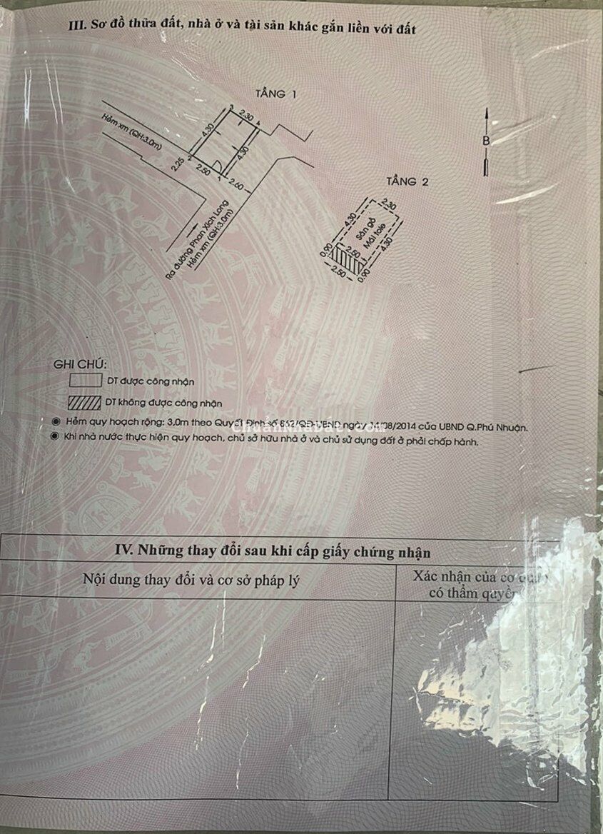 Bán nhà hẻm 499 đường phan xích long phường 1, phú nhuận 