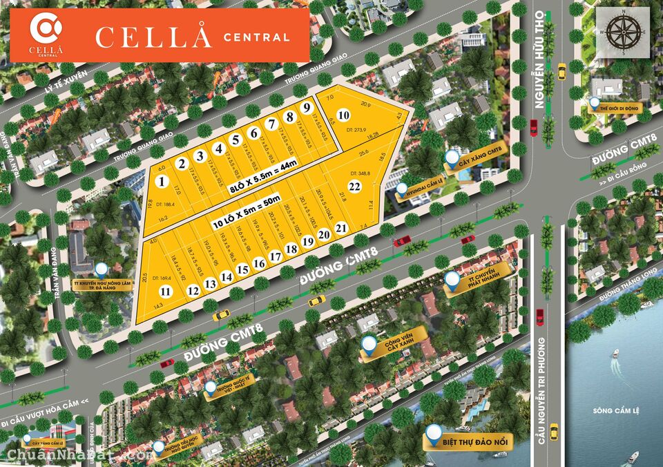 Lô đất cuối cùng mặt tiền CMT8 bao phí chuyển nhượng cho khách thiện chí