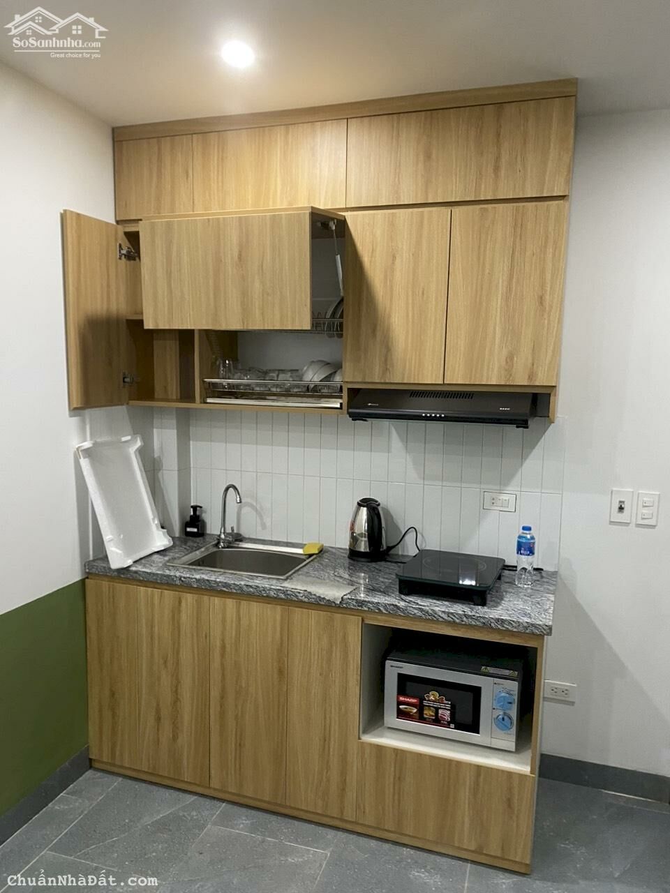 Cho thuê Căn Apartment 1N,1K Full đồ cực Vip tại Ngõ 189 Hoàng Hoa Thám, Ba Đình. Chỉ 9tr