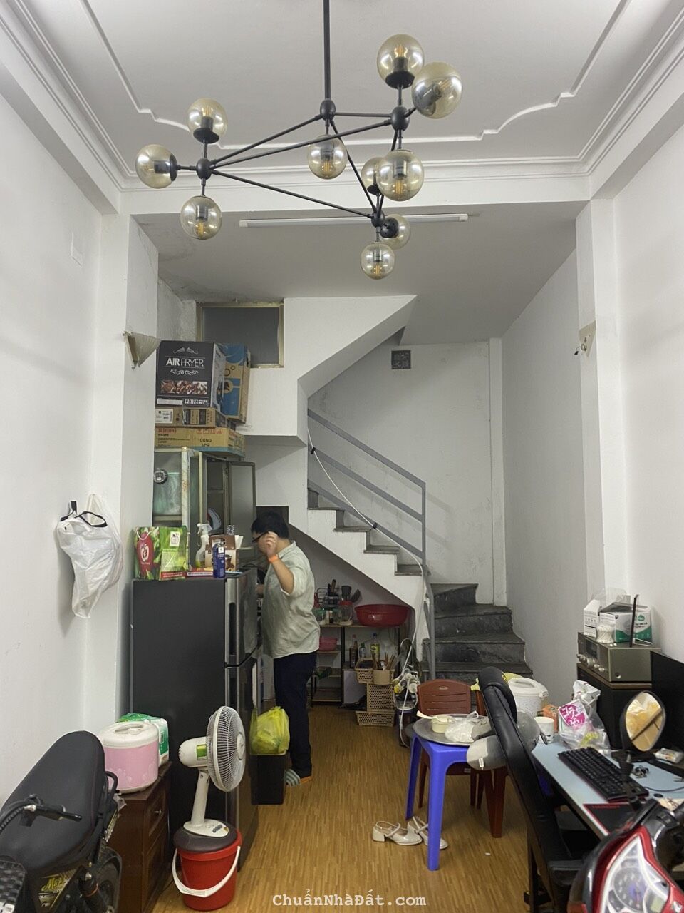 Cho thuê nhà mặt ngõ Phố Đội Cấn, Ba Đình. Phù hợp cho hộ gia đình. DT36m2x4t. Chỉ 8tr