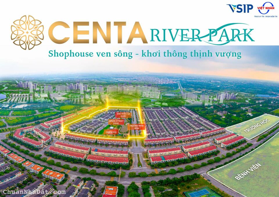 Ra hàng quỹ căn hàng ngoại giao Vip nhất dự án Centa Vsip