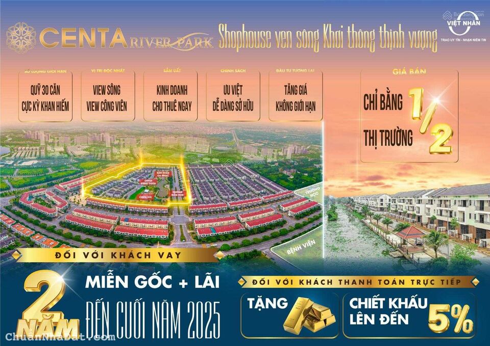 Nhận bookking dự án Centa Riverpark hàng Limited