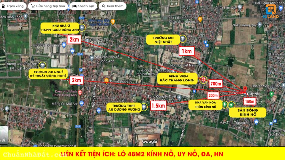 Chủ rất cần tiền gửi bán mảnh 48m2 tại Quán Tỉnh, Uy Nỗ, Đông Anh Chủ rất cần tiền gửi bán mảnh 48m2 tại Quán Tỉnh, Uy Nỗ, Đông Anh