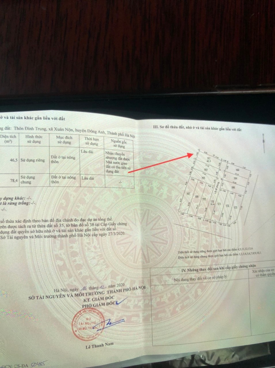 Chủ cần thanh lý lô 46.5m2 tại Đình Trung-Xuân Nộn- Đông Anh. Chủ cần thanh lý lô 46.5m2 tại Đình Trung-Xuân Nộn- Đông Anh.