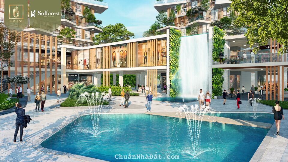 Cần bán căn hộ 2 PN, 2 VS 67m2 có sân vườn Sol Forest tòa So2 giá tốt của Ecopark LH 0967949918