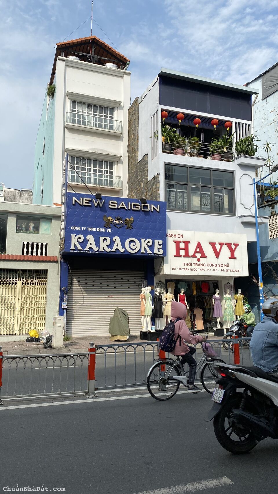 Cho thuê nhà MẶT TIỀN đang rất HOT đường Trần Quốc Thảo, phường 7, quận 3.4.25x21m. 120tr/th