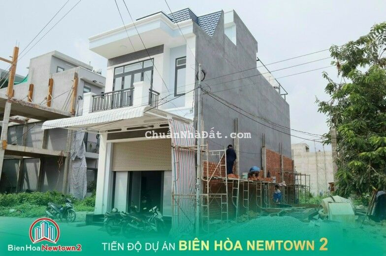 Nhà sắp bàn giao Tp Biên Hòa, ĐN. full TC, mặt tiền đường lớn, kinh doanh thuận tiện, giá tốt