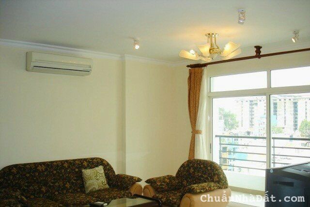 cho thuê CHCC Phúc Thịnh, Q.5, 89m2, 2Pn, 2WC, đầy đủ nội thất