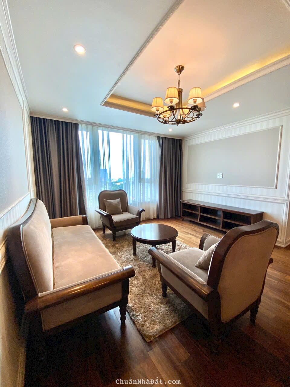 Cho thuê CHCC Leman luxury, Q.3: 110m2, 3PN, 2 toilet, thoáng mát