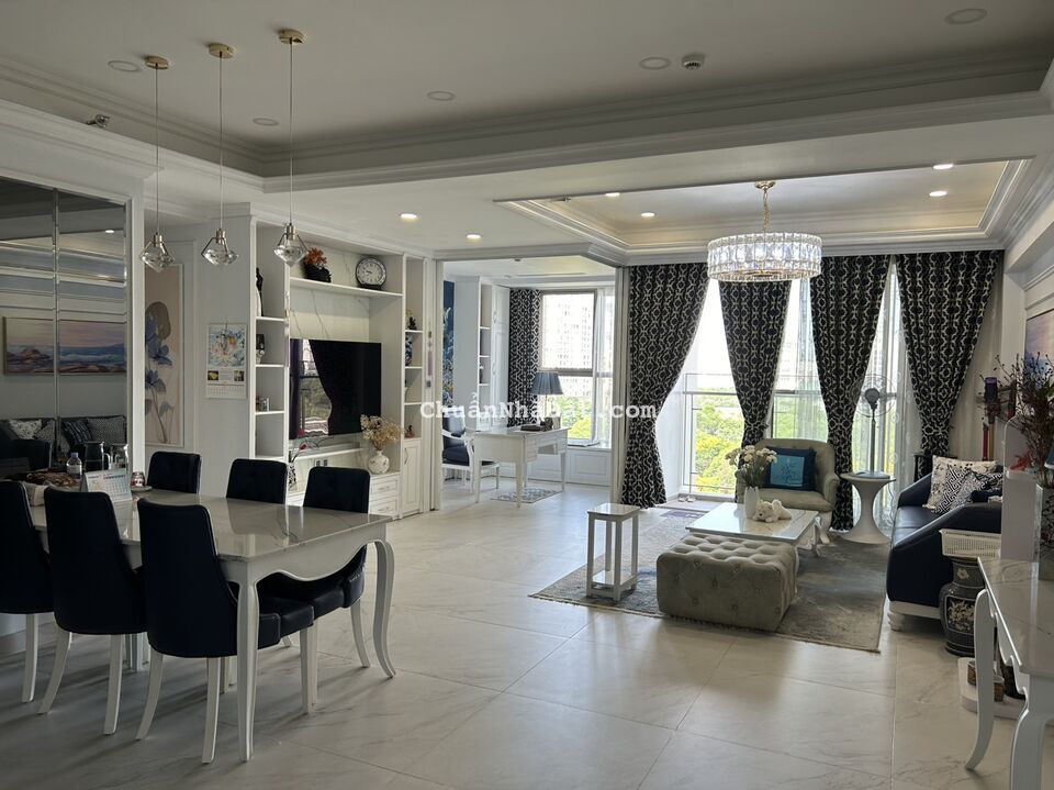 cho thuê CHCC Midtown PMH quận 7, DT 110m2, 2PN, full NT cao cấp