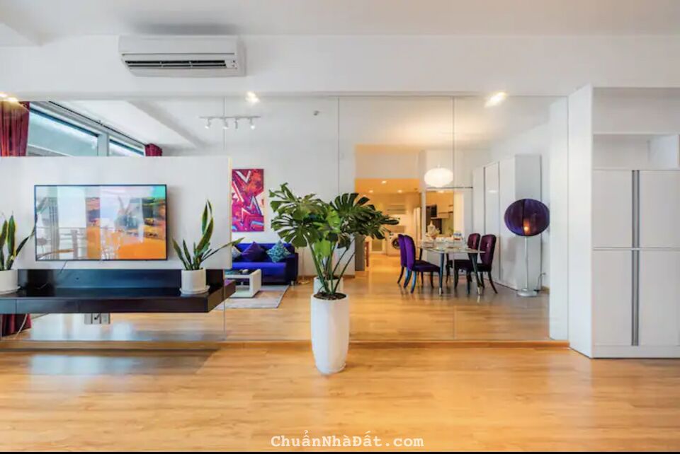 Cho thuê căn hộ Sailling Tower P.Bến Nghé, Q.1, 104m2, 2PN, 2 tollet, Full nội thất