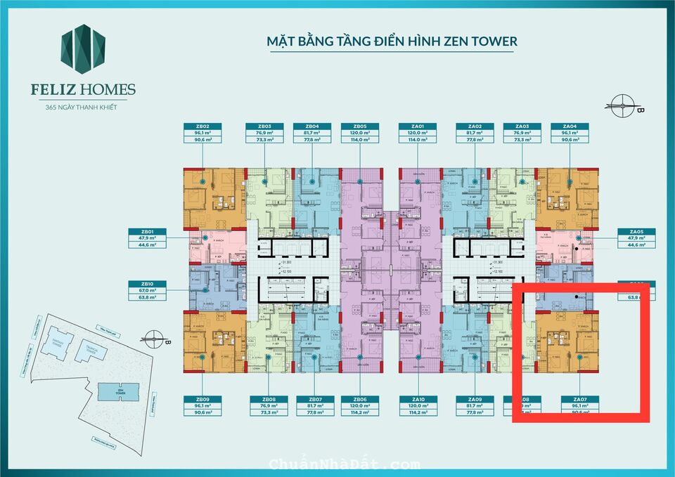 Feliz Homes - resort nhiệt đới nằm trong trung tâm quận Hoàng Mai giá chỉ từ 4 tỷ căn góc 3 ngủ