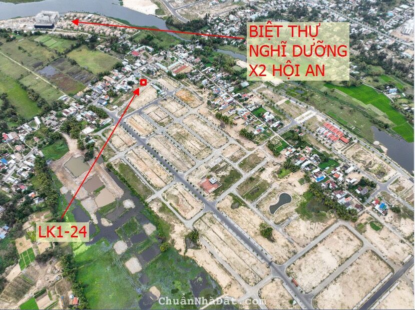 Đuối tài chính cần bán lô Rosa Điện Dương trả nợ, cách biển 800m, đườg 13,5m, bán lỗ 300tr