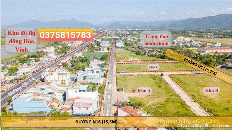 Sở hữu 127m2 đất nền sổ đỏ gần sân bay quốc tế Tuy Hoà, Phú Yên chỉ 1tỷ750